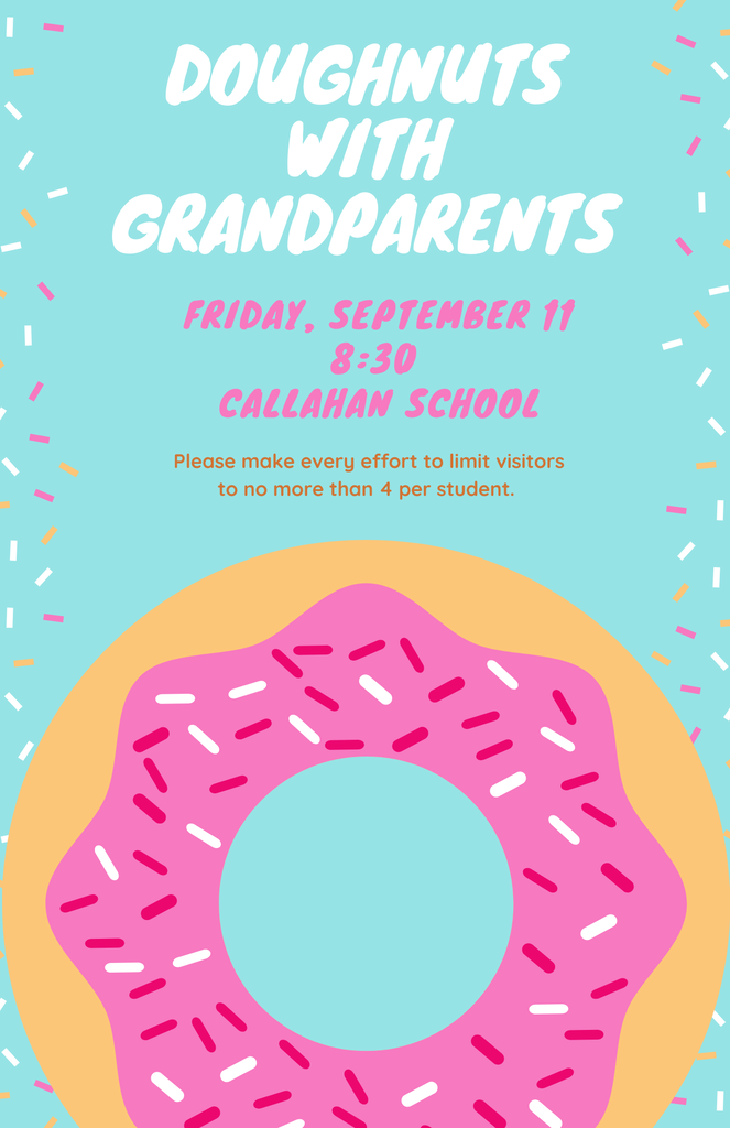 Doughnuts with grandparents - September 11th