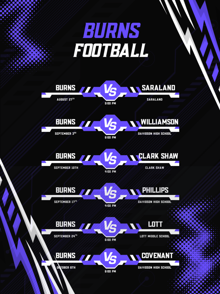 Burns Football 26-27