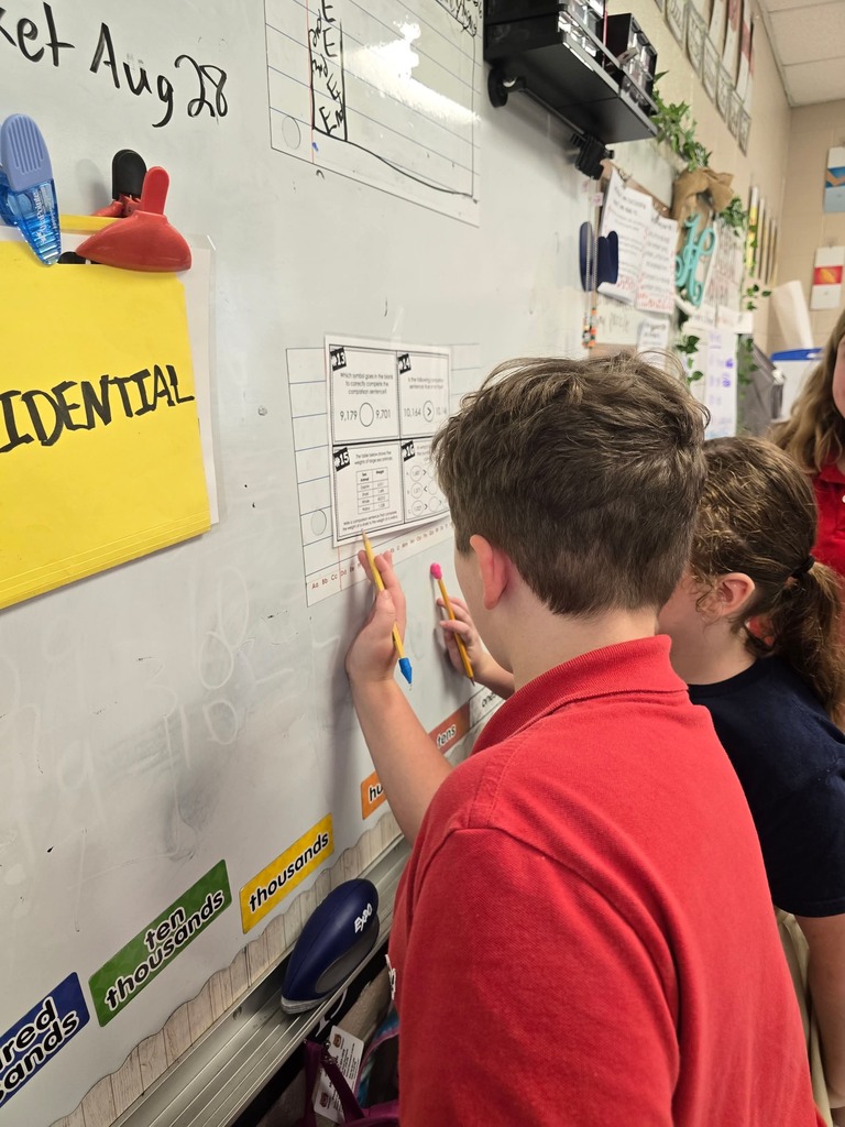 Mrs Holland's math detectives were in the case. They solved place value problems to reveal clues that led to the culprit.