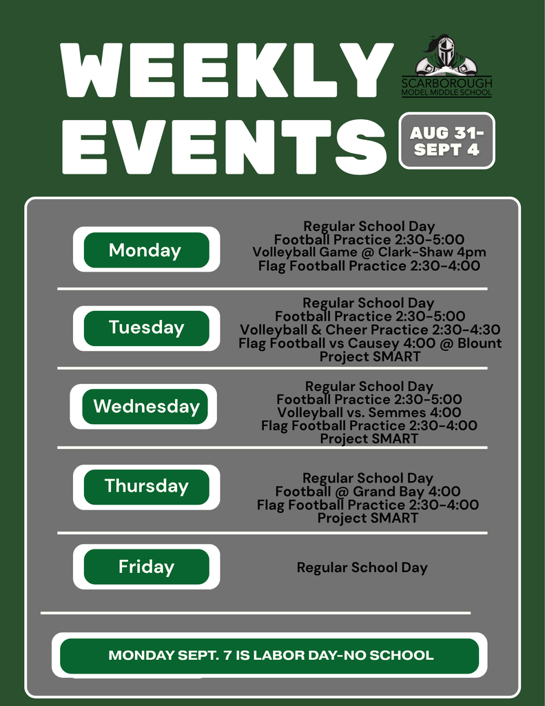weekly events