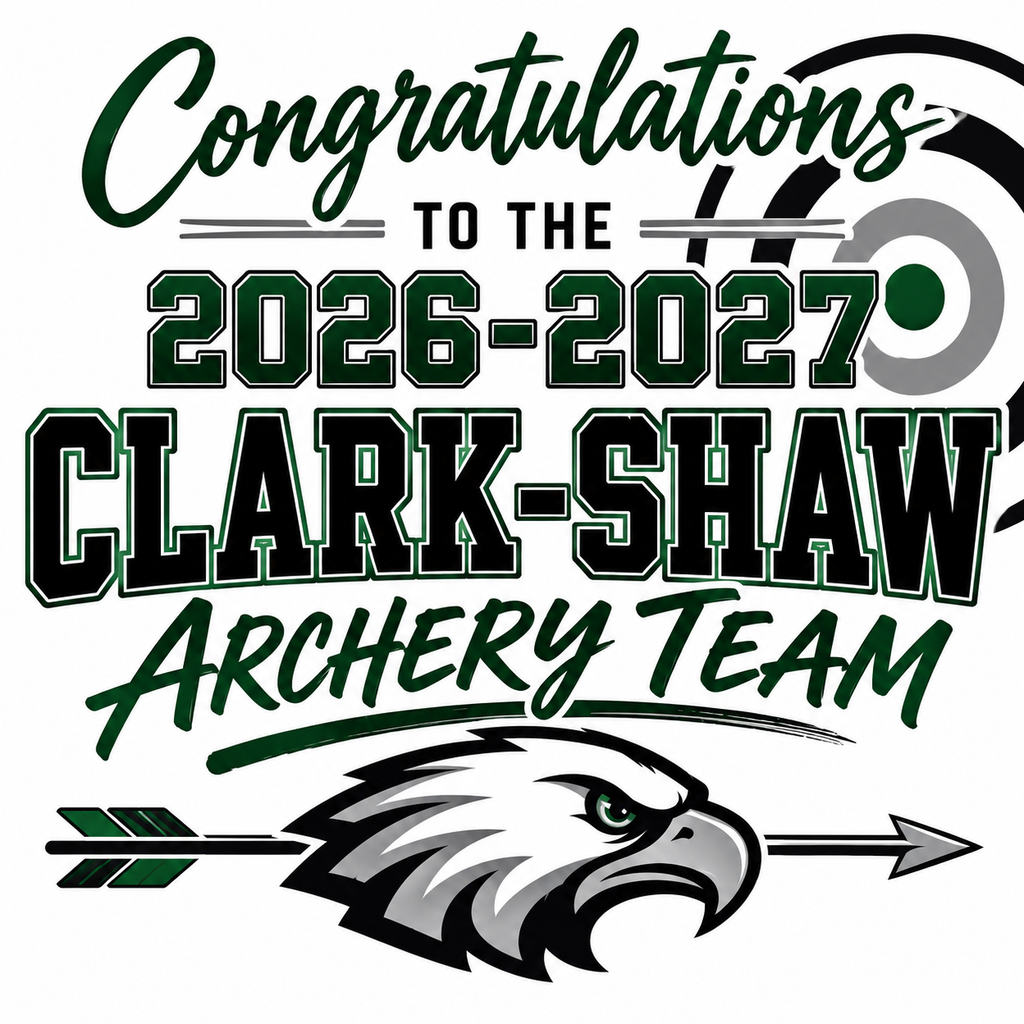 graphic congratulating the archery team