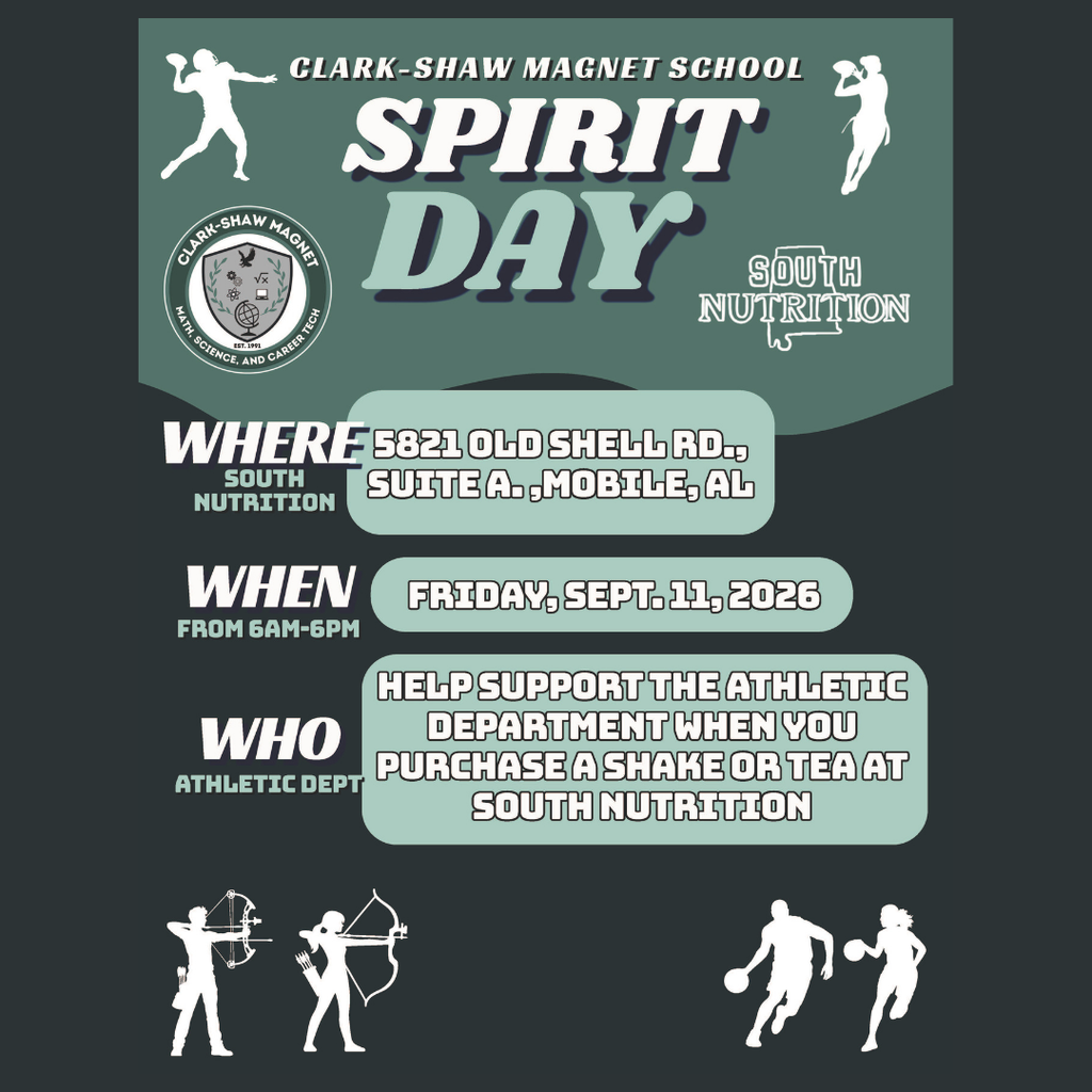 graphic announcing the spirit day from South Nutrition
