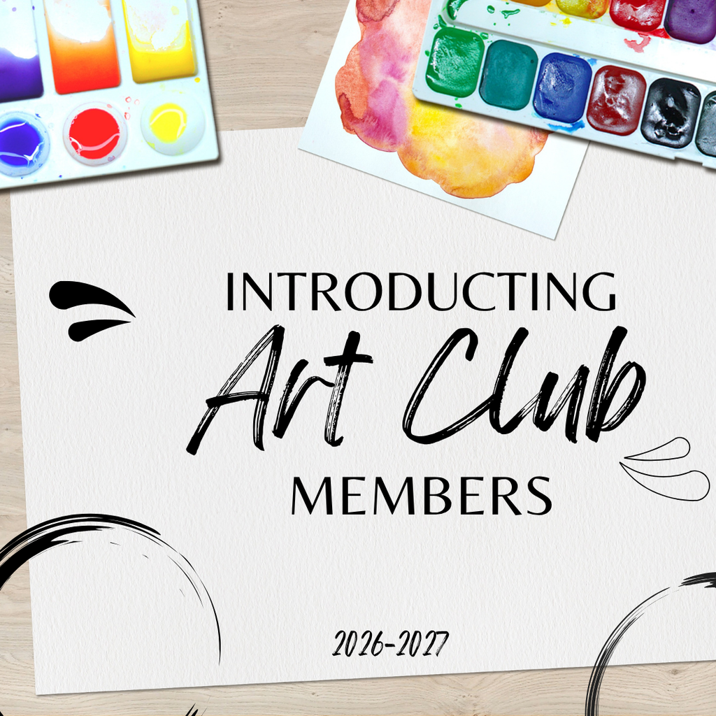 graphic announcing art club members