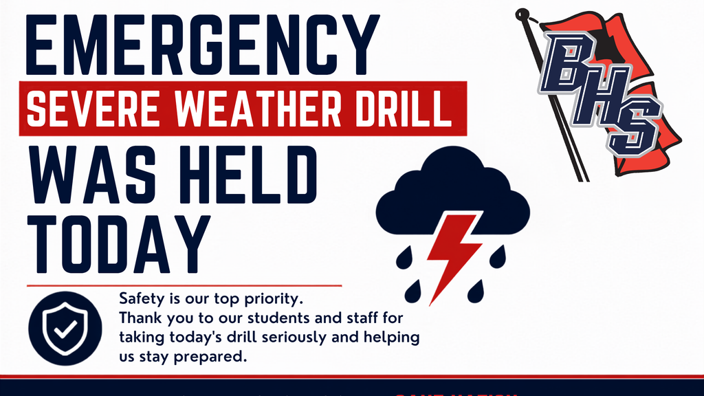 Severe Weather Drill