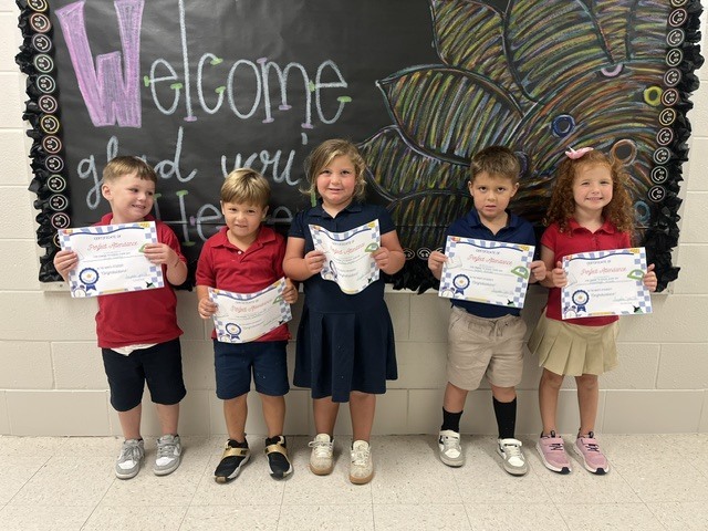 Perfect Attendance for August