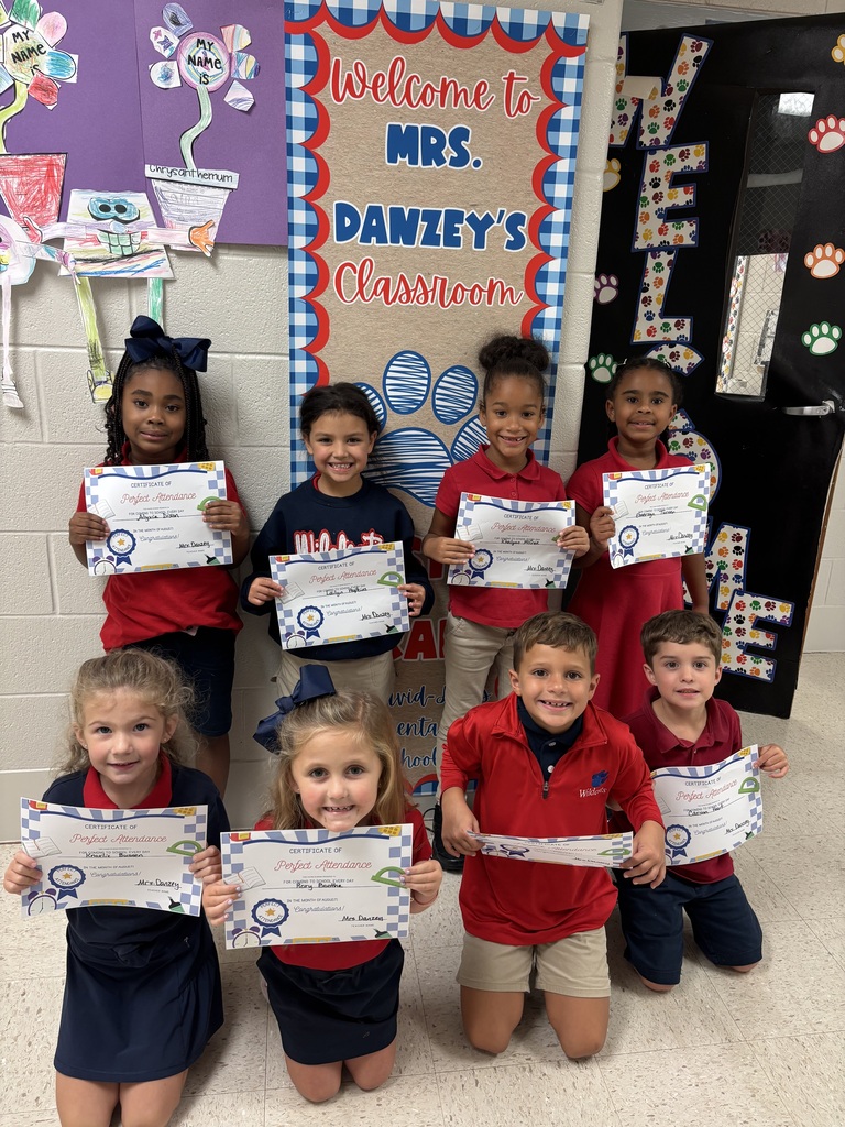 Perfect Attendance for August
