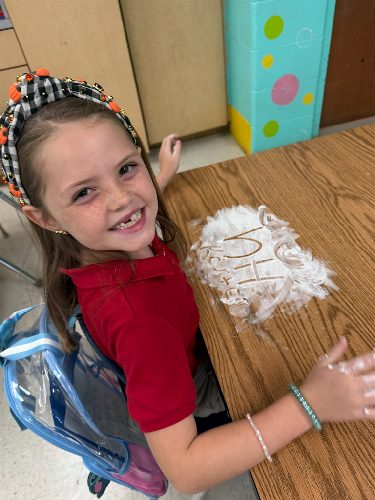 Spelling Fun in Ms. Bullard's First Grade Classroom.