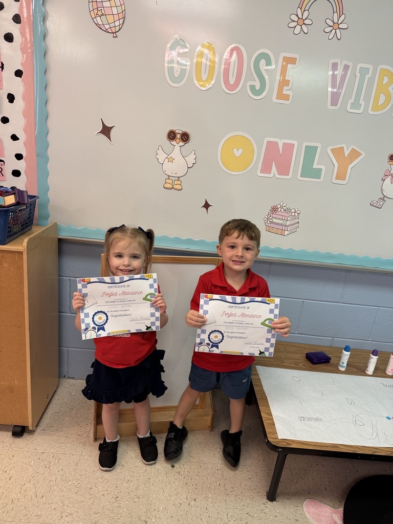 perfect attendance in prek
