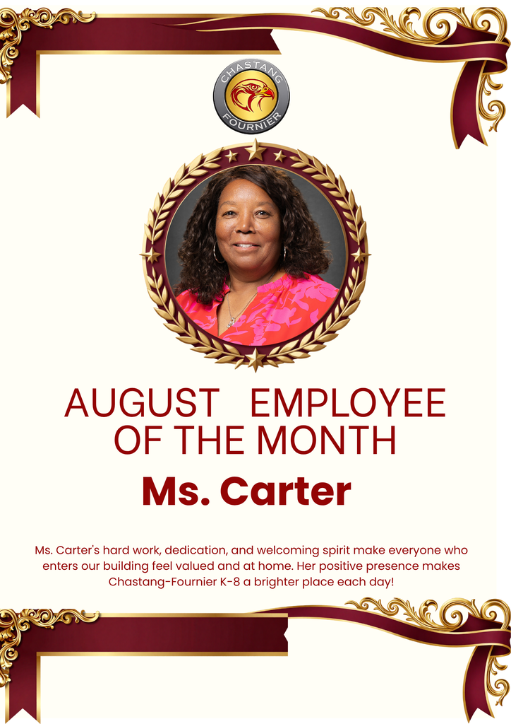 August Employee  of the Month