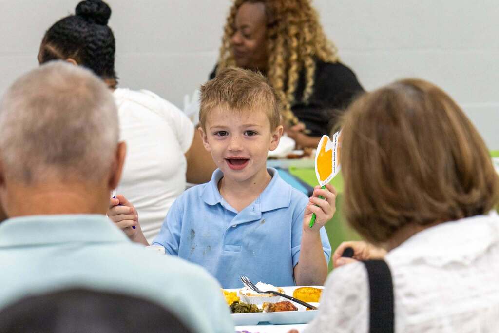 Our Pre-K Vikings celebrated Grandparents Day a few days early with some very special guests!