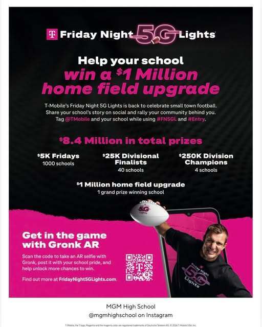 Help us win $1 million home field upgrade!