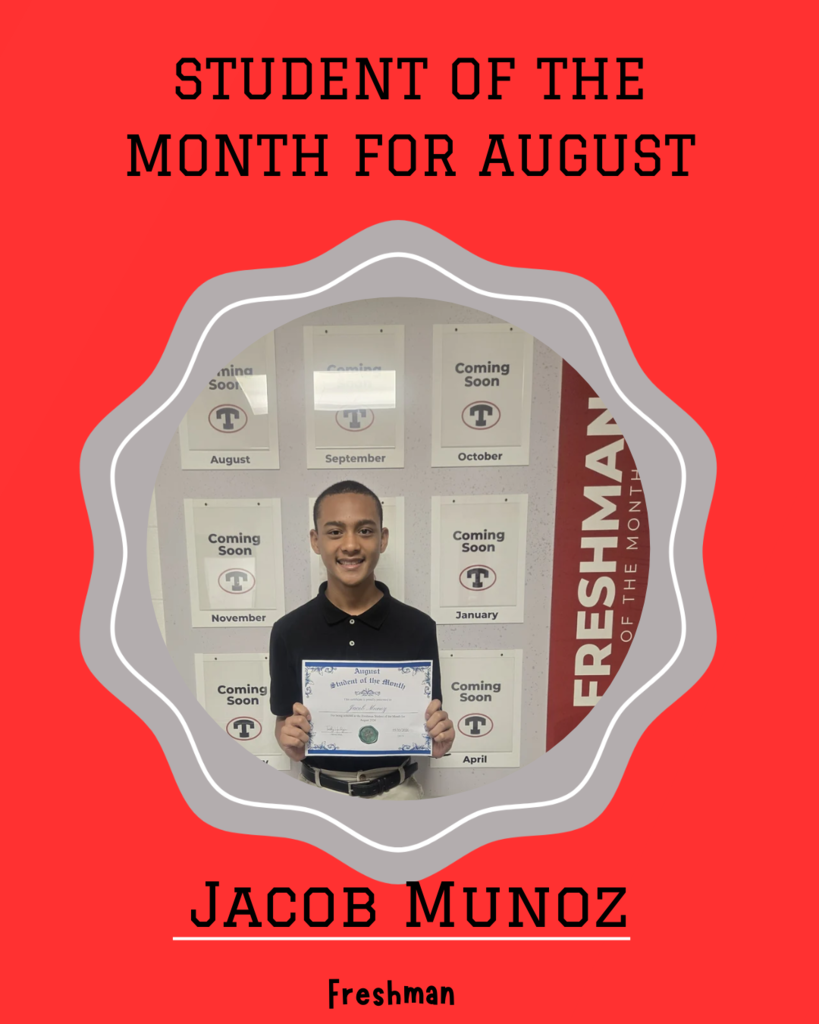 Freshman Jacob Munoz