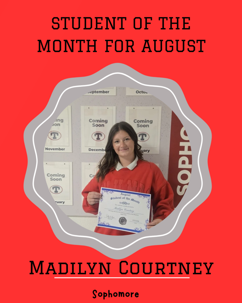 Sophomore Madilyn Courtney