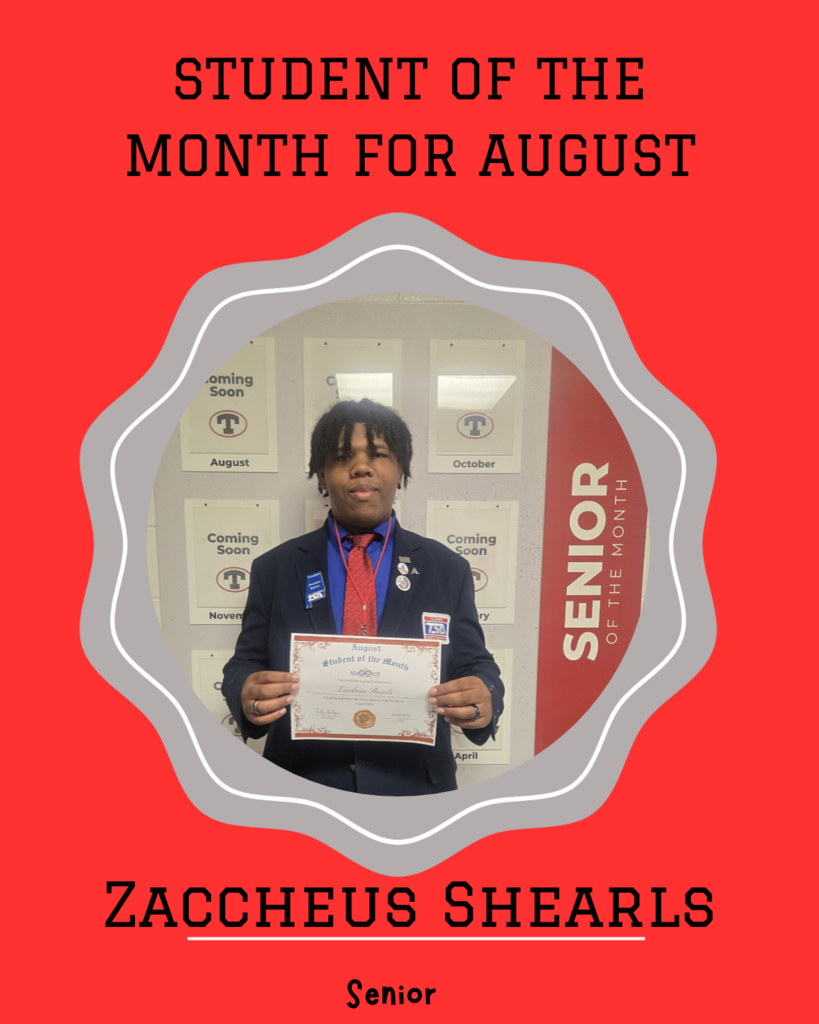 Senior Zaccheus Shearls