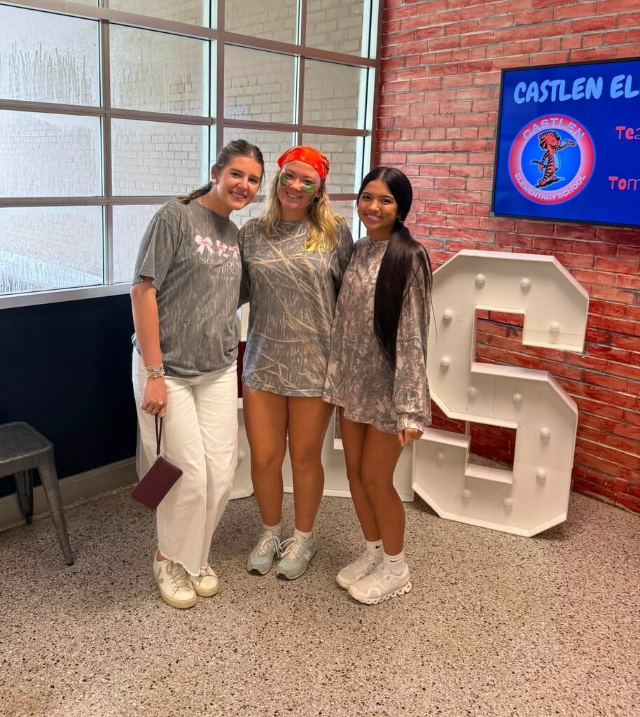 Three high school girls