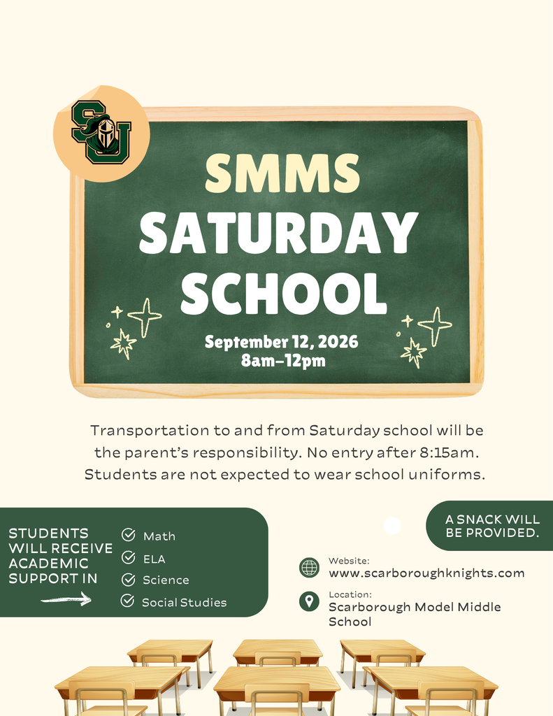 Saturday School tomorrow!