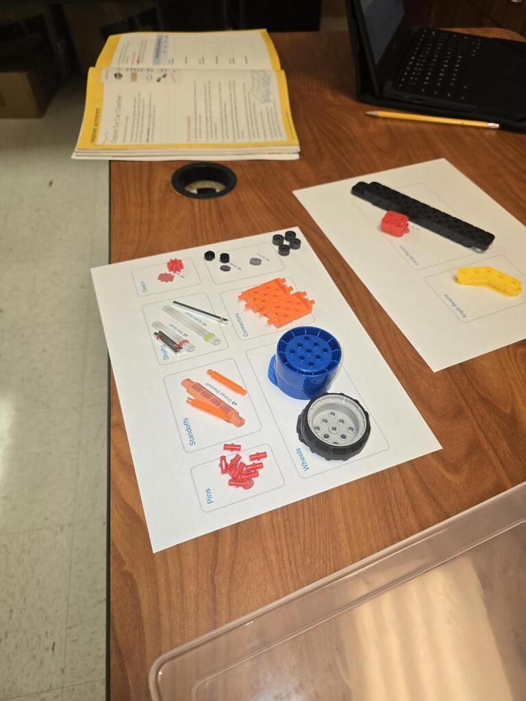 Mrs. Holland's class built equivalent mass Vex cars for part 1 of a Science investigation on collisions and inertia. Part 2 coming next week.