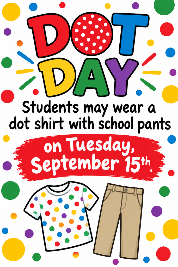Students may wear dots with uniform pants 