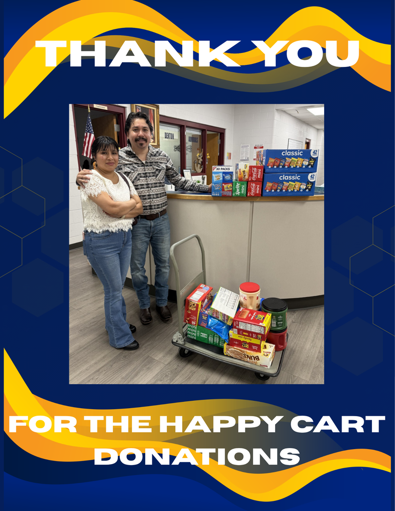 Happy cart donations from Uriel Galvanz-Tecum's parents
