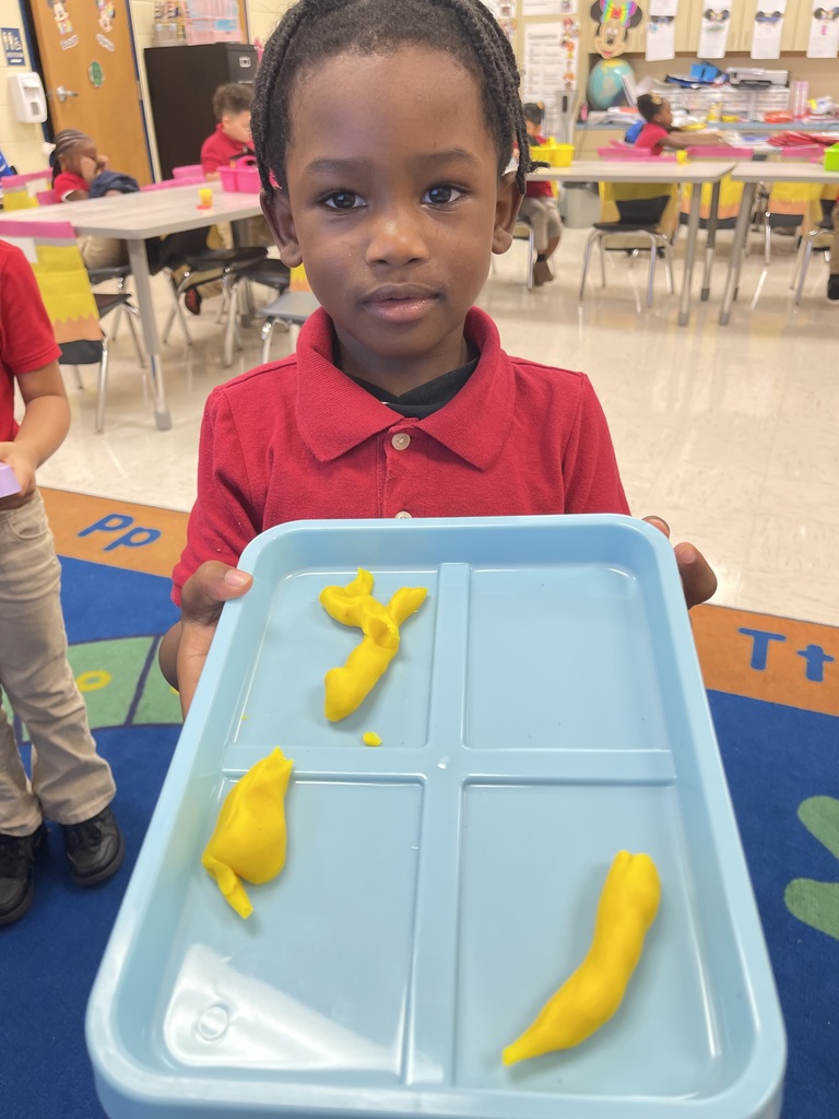 Ms. Byrd's class play-doh models