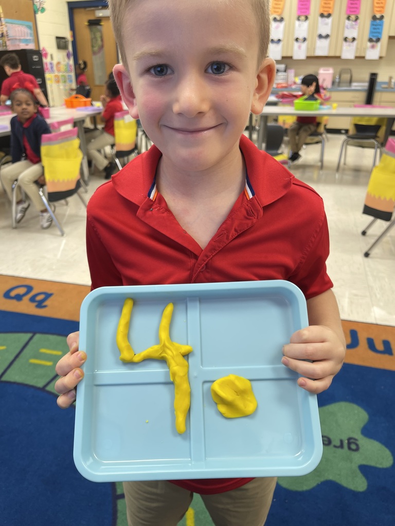 Ms. Byrd's class play-doh models