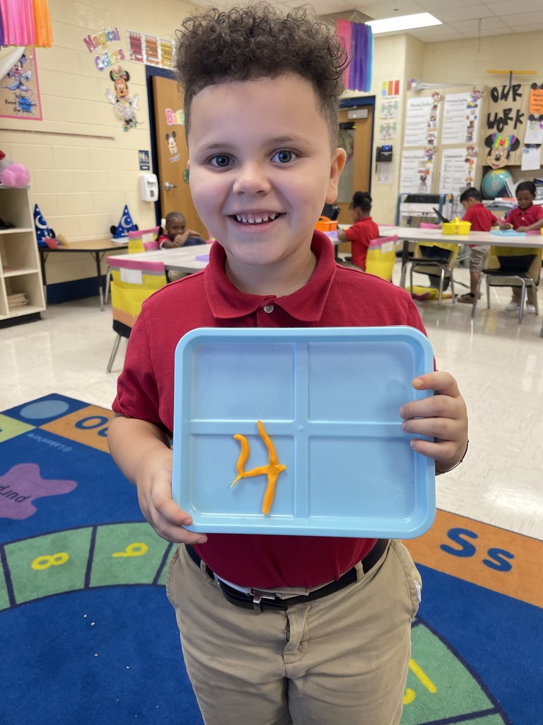Ms. Byrd's class play-doh models