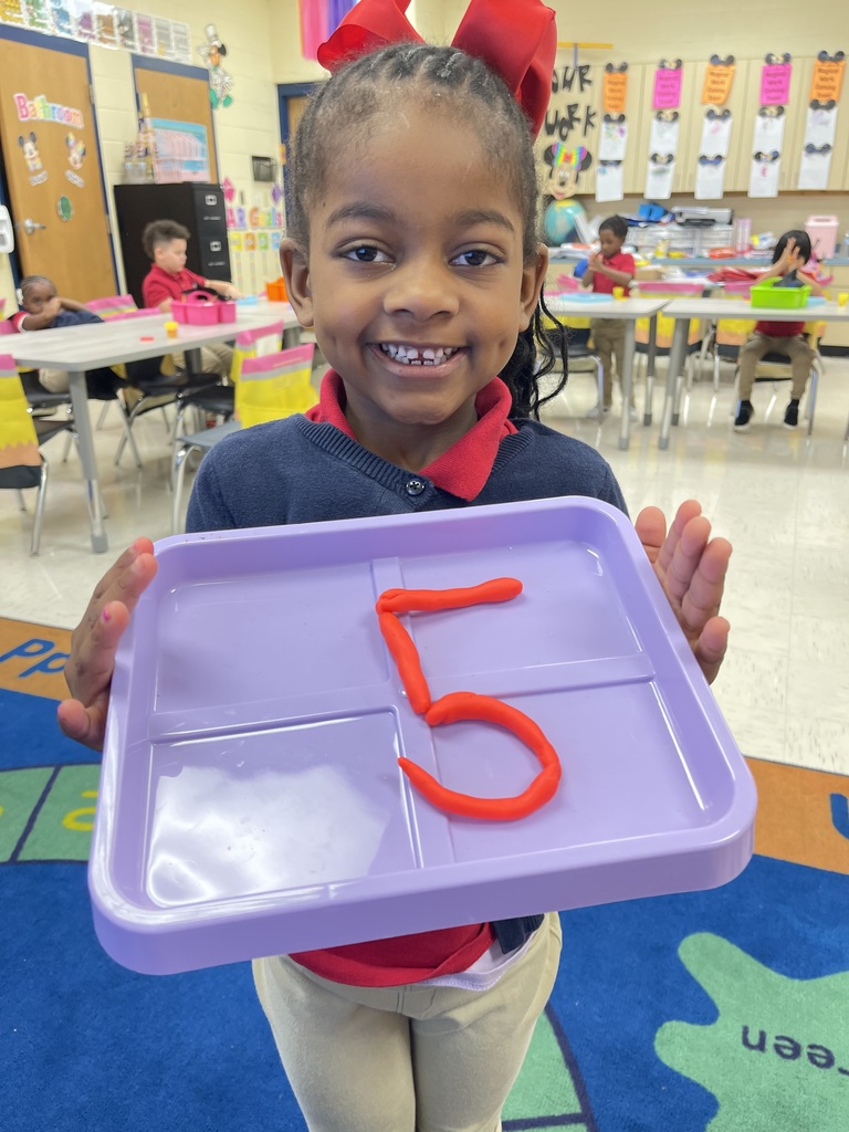 Ms. Byrd's class play-doh models