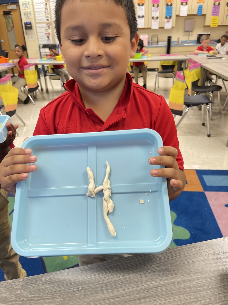 Ms. Byrd's class play-doh models