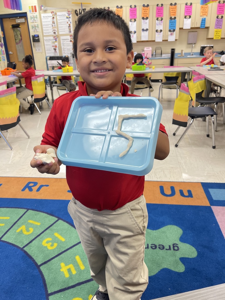 Ms. Byrd's class play-doh models