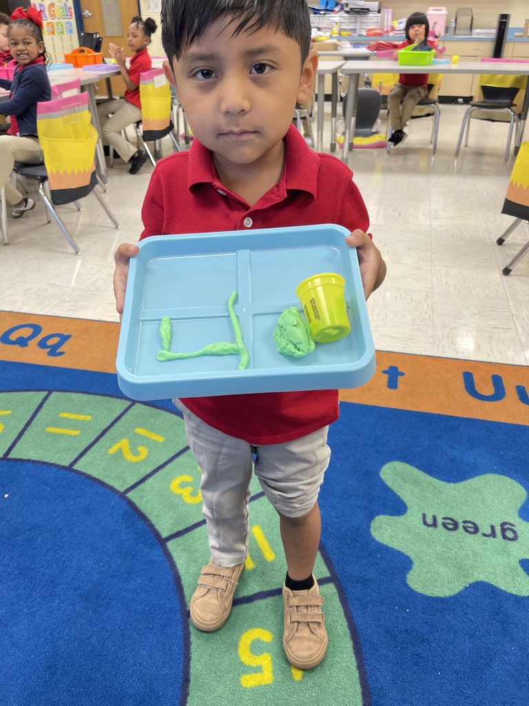 Ms. Byrd's class play-doh models