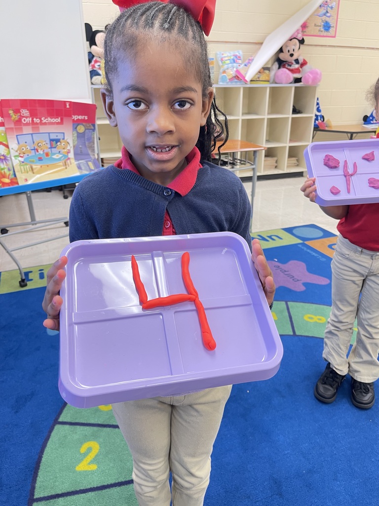 Ms. Byrd's class play-doh models