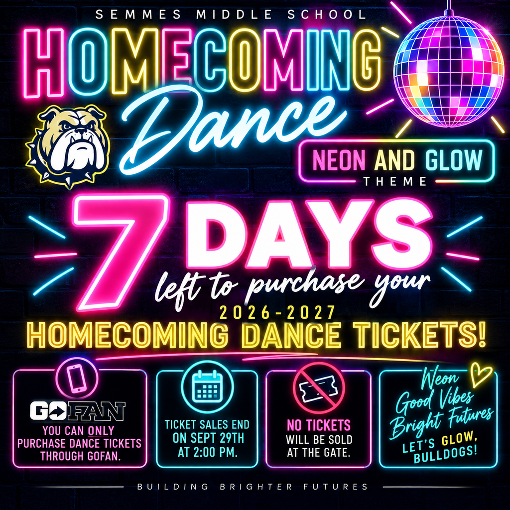 7 Days to Purchase your dance Tickets!! GoFan Only