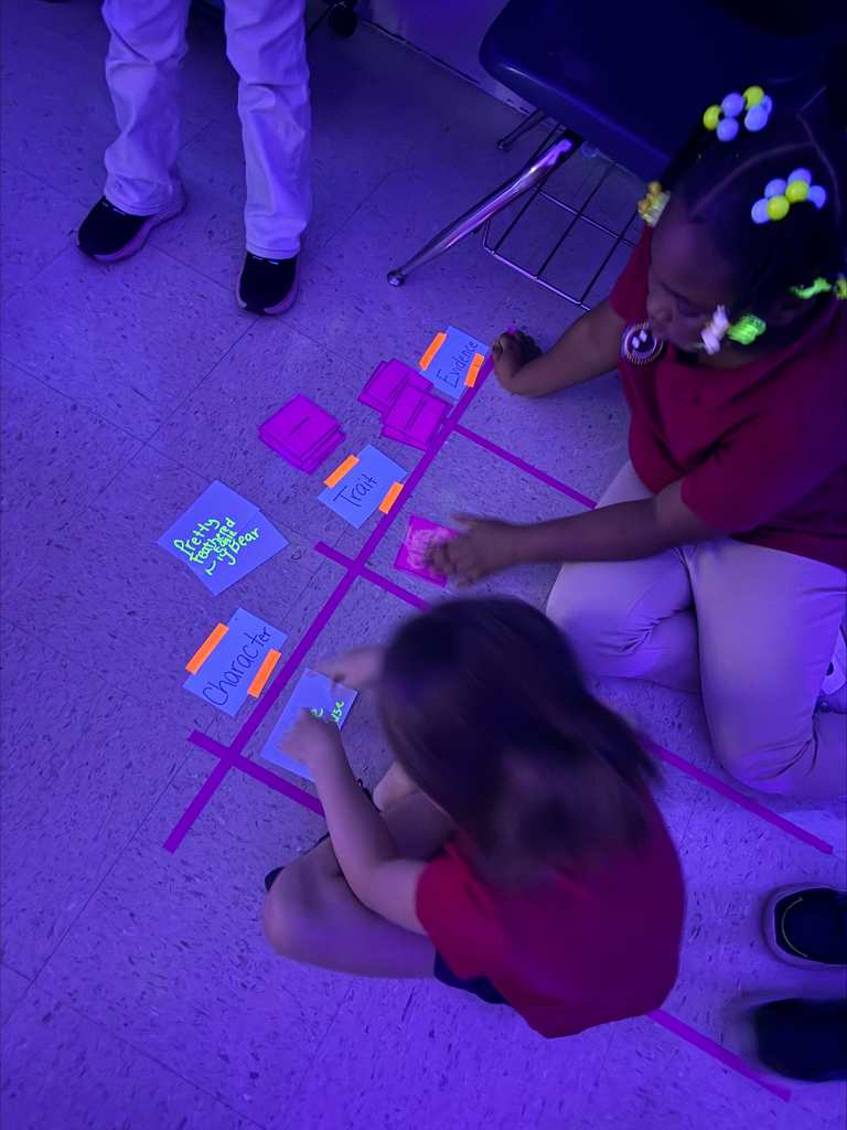 Ms. Weavers 2nd Grade class kicked off homecoming week for neon day and had a glow party! From activities to Cause and Effect, Compare and Contrasts, Words sorts, Write the room, Fact fluency with Tic Tac Toe, Bowling with subtraction 10 facts, and building three digit numbers, these students really made our classroom shine and grow❤️