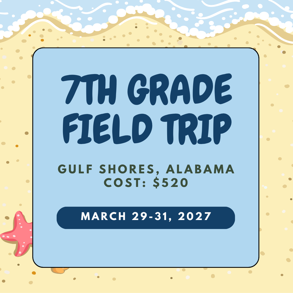 graphic announcing the trip
