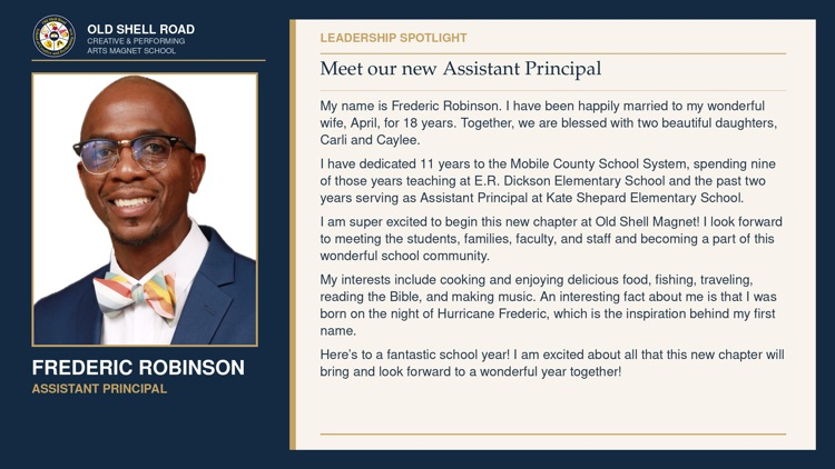 Assistant Principal Bio