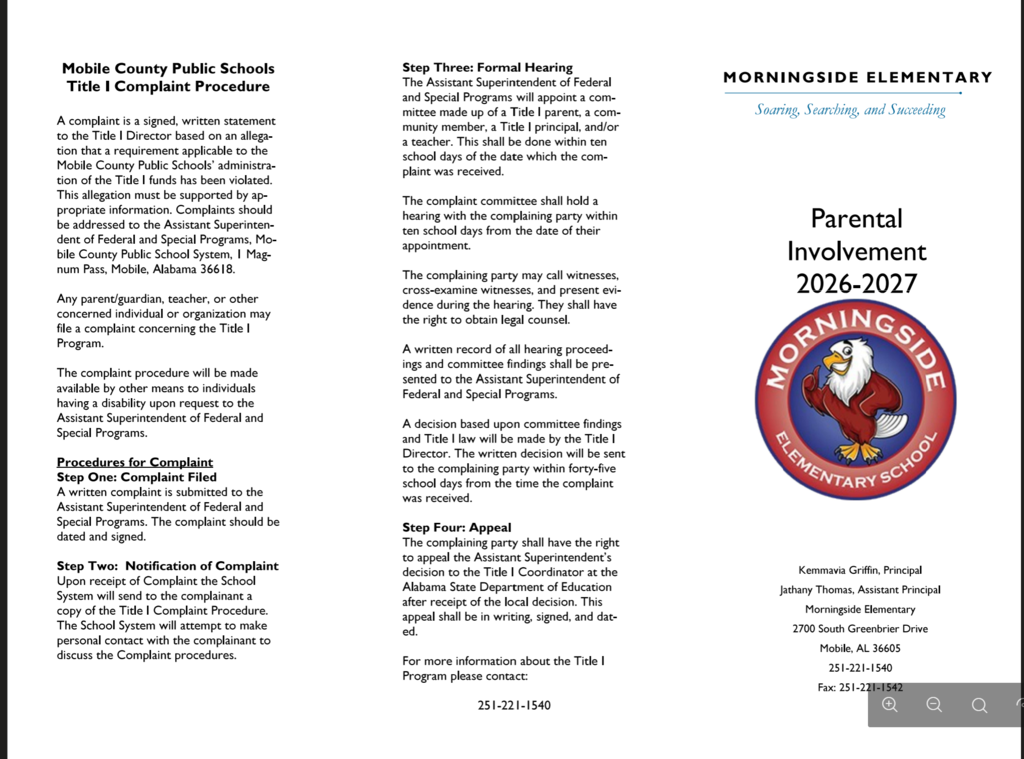 Parent Involvement Plan