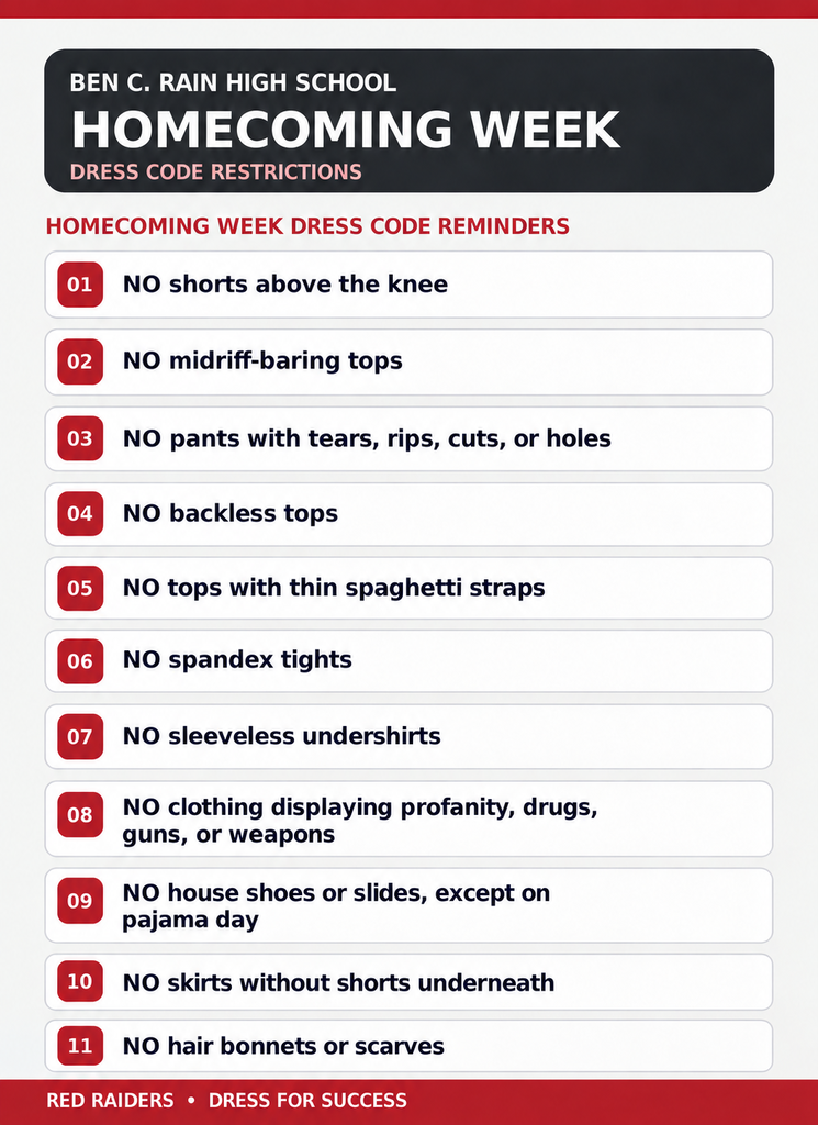 Dress Up Restrictions