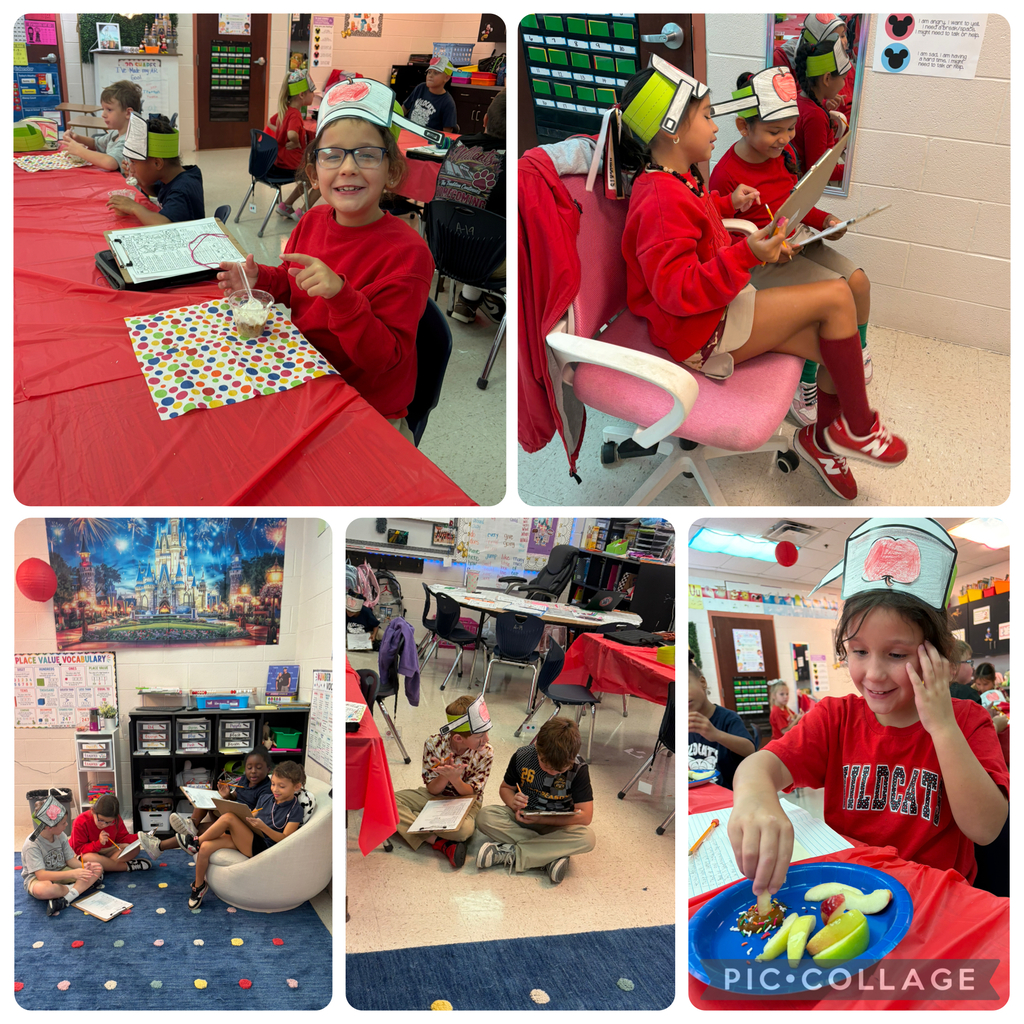 🍎🌳 Johnny Appleseed Day in Ms. Owens’ Class! 🌳🍎  From apple pie in a cup 🥧 and sink-or-float experiments, to apple volcanoes 🌋 and apple slices with caramel 🍏—we had the BEST day!  We learned all about Johnny Appleseed, explored the science behind apples, and of course enjoyed a few yummy apple treats along the way! ❤️  Learning is always a little sweeter when it’s hands-on! 🍎✨