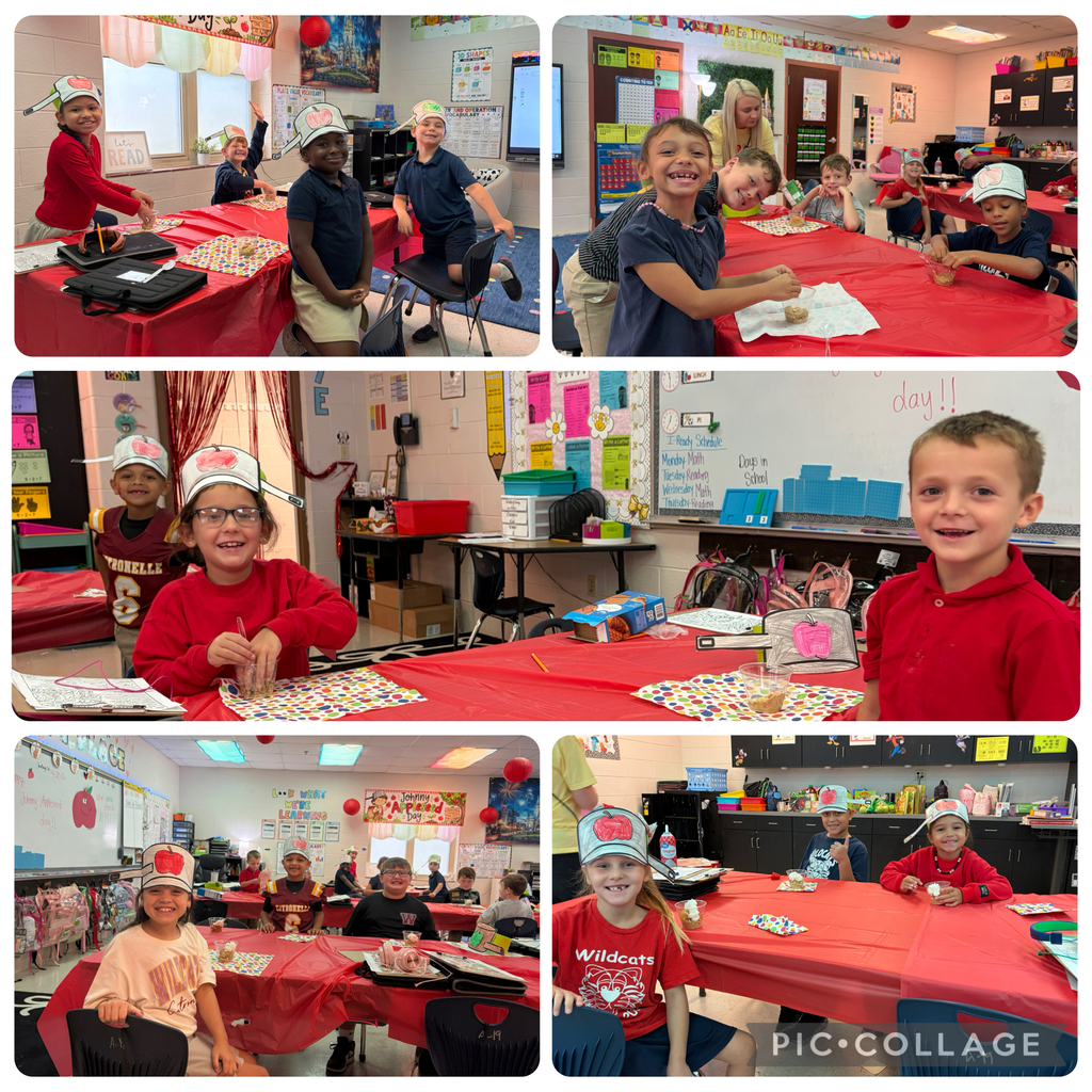 🍎🌳 Johnny Appleseed Day in Ms. Owens’ Class! 🌳🍎  From apple pie in a cup 🥧 and sink-or-float experiments, to apple volcanoes 🌋 and apple slices with caramel 🍏—we had the BEST day!  We learned all about Johnny Appleseed, explored the science behind apples, and of course enjoyed a few yummy apple treats along the way! ❤️  Learning is always a little sweeter when it’s hands-on! 🍎✨