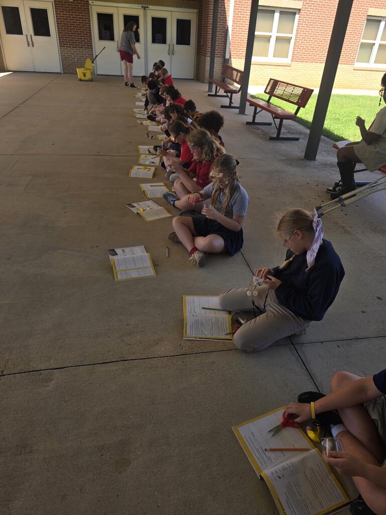 Mrs. Holland's class investigated an energy transformation device.
