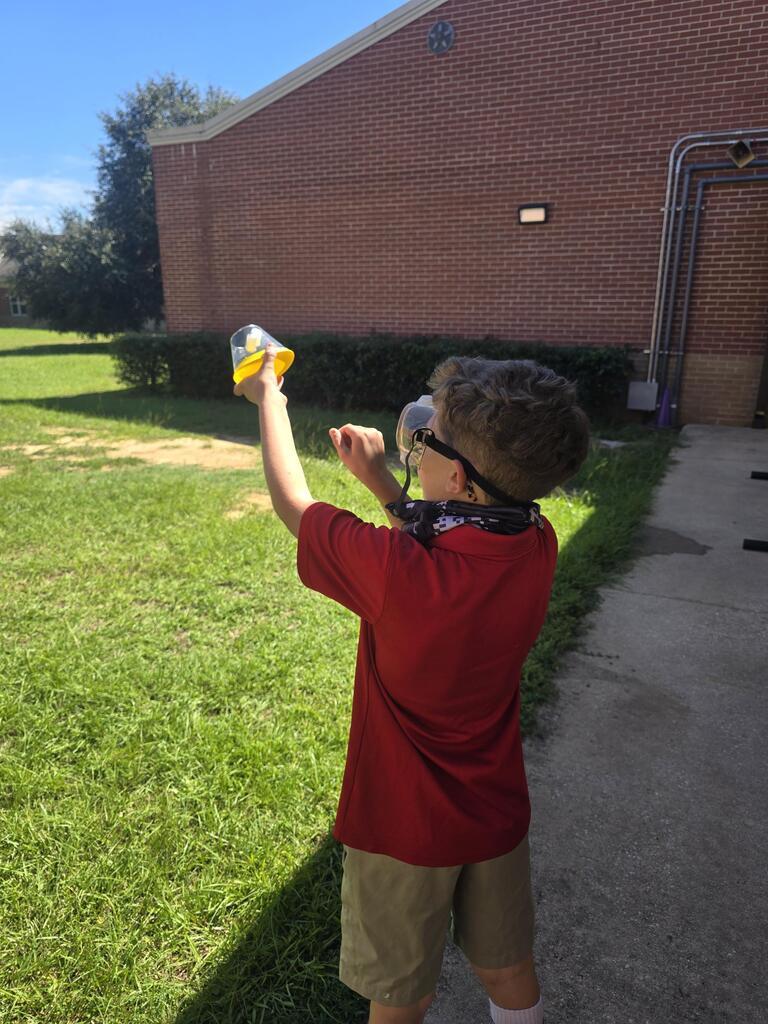 Mrs. Holland's class investigated an energy transformation device.