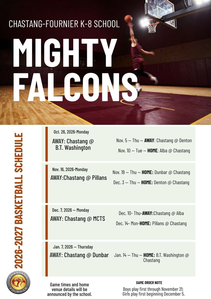 2026-2027 Basketball Schedule