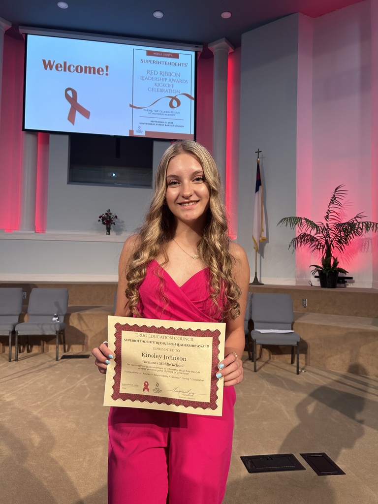 SMS Red Ribbon Winner 2026, Kinsley Johnson