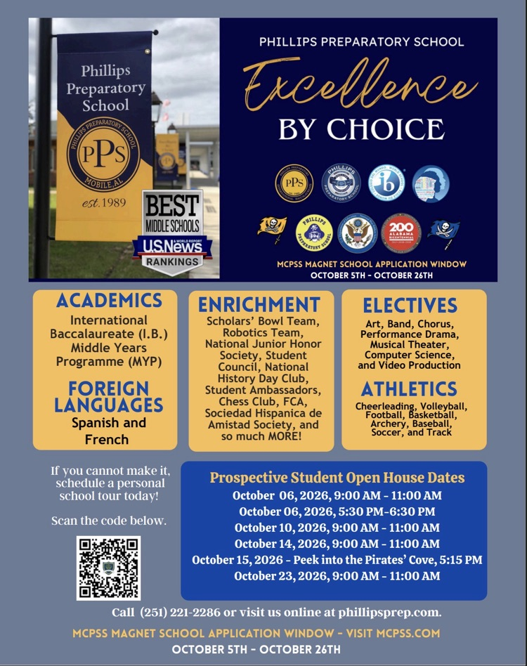Middle School info