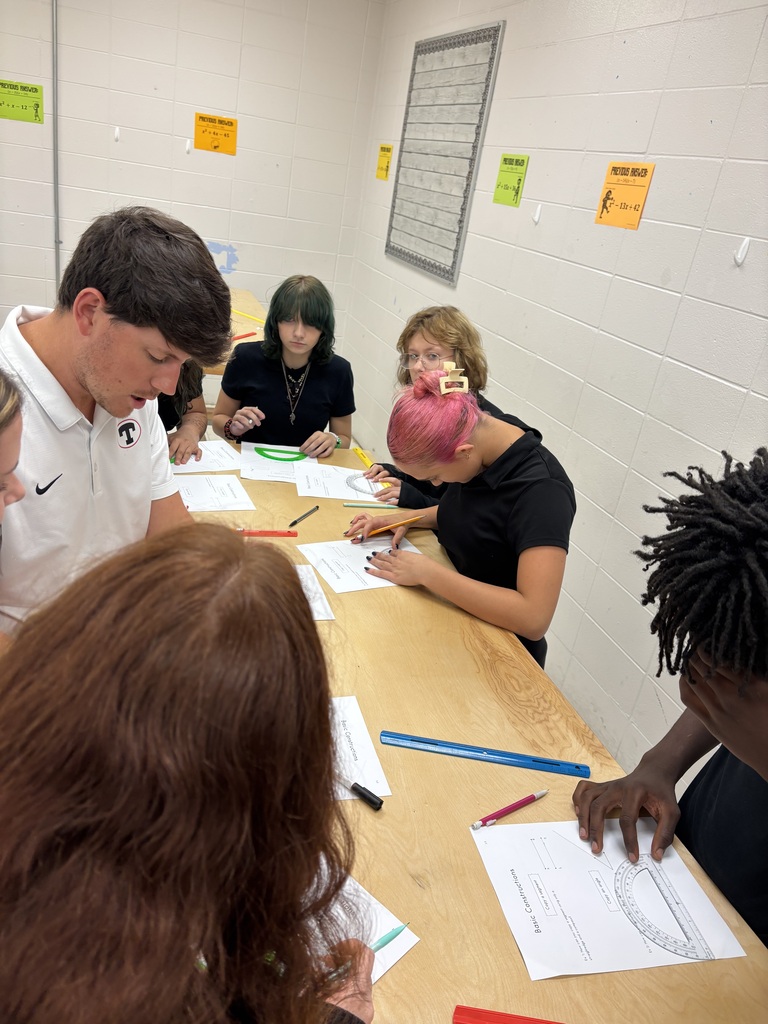 Mr. Newberry's Class in the Math Lab