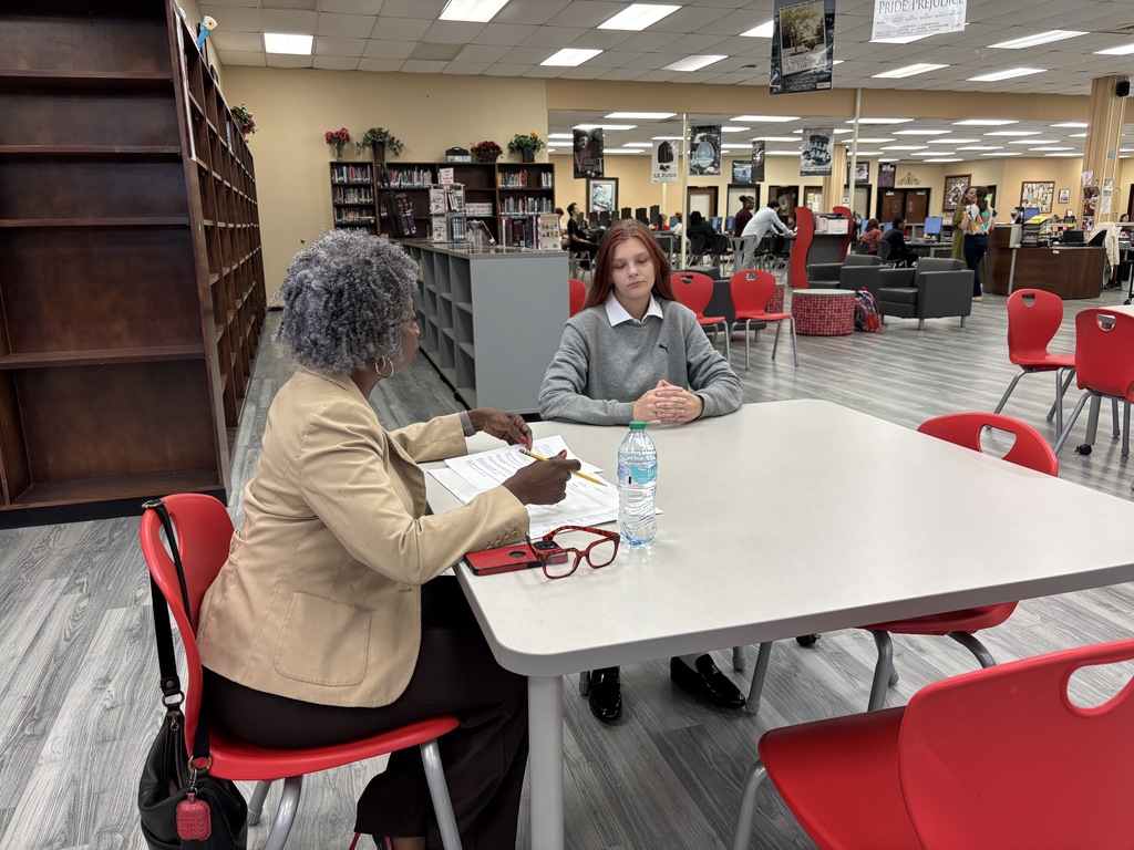 Interviewer and student at Theodore High