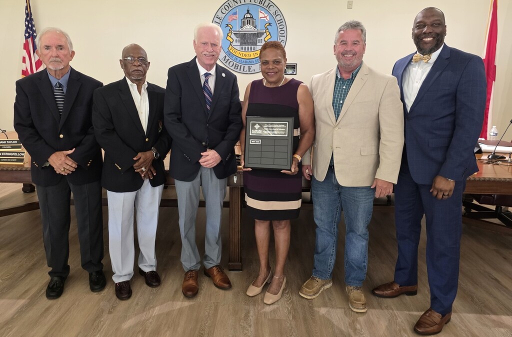 MCPSS Board of School Commissioners with Chresal T. Threadgill
