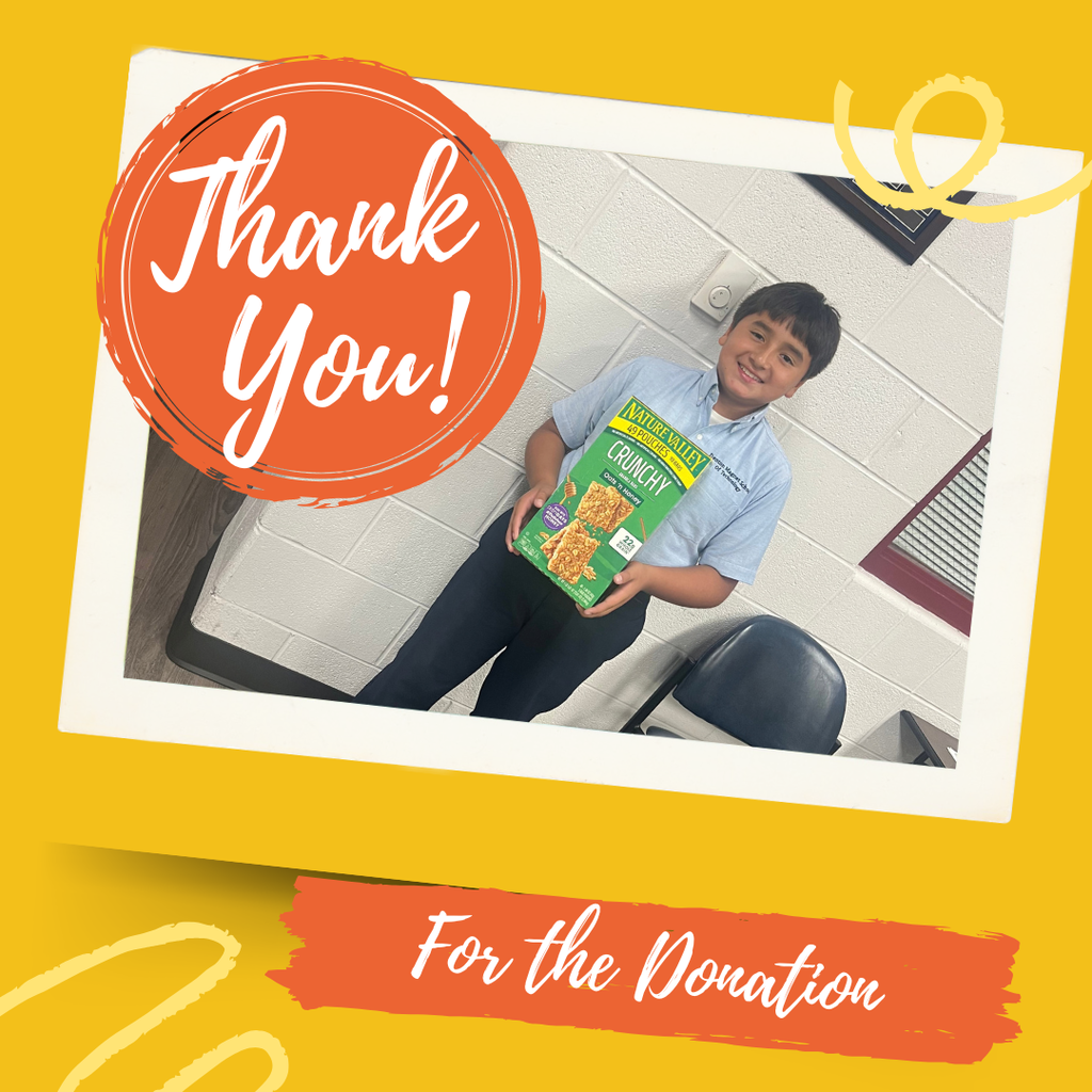 Happy cart donation from Stauter family