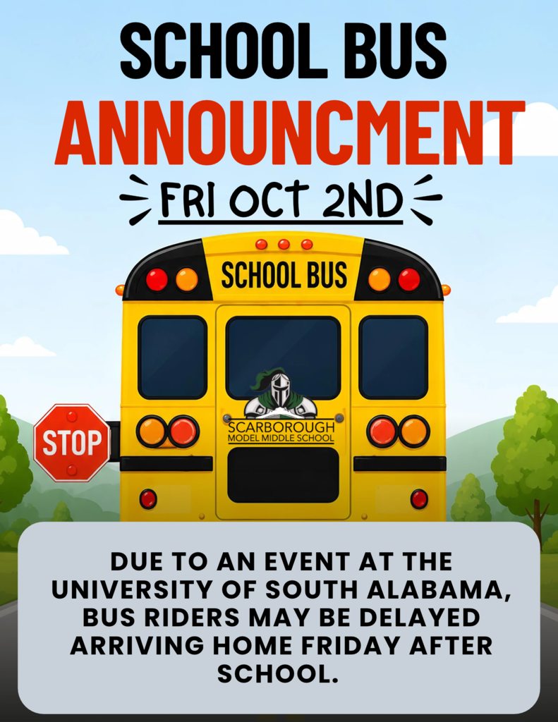 Bus Announcement 10-2-26