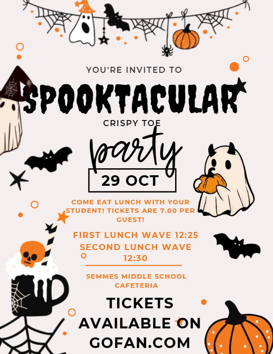 7th Grade Spooktacular Lunch 